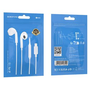 Borofone Universal Digital Lightning Earphones with Microphone, Comfortable Fit
