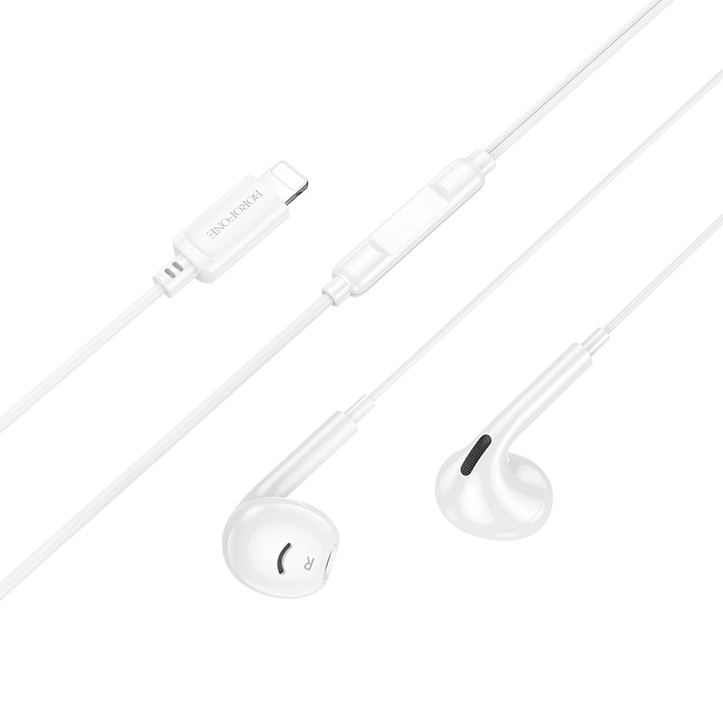 Borofone Universal Digital Lightning Earphones with Microphone, Comfortable Fit