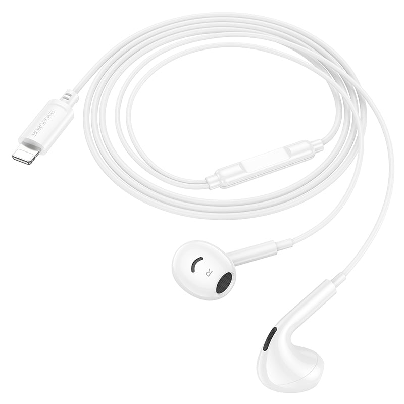 Borofone Universal Digital Lightning Earphones with Microphone, Comfortable Fit