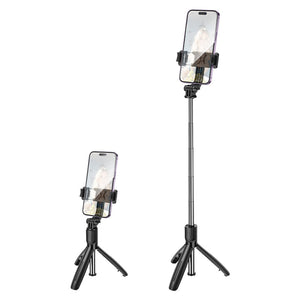 Borofone Bluetooth Selfie Stick Tripod with Remote Control for Live Streaming