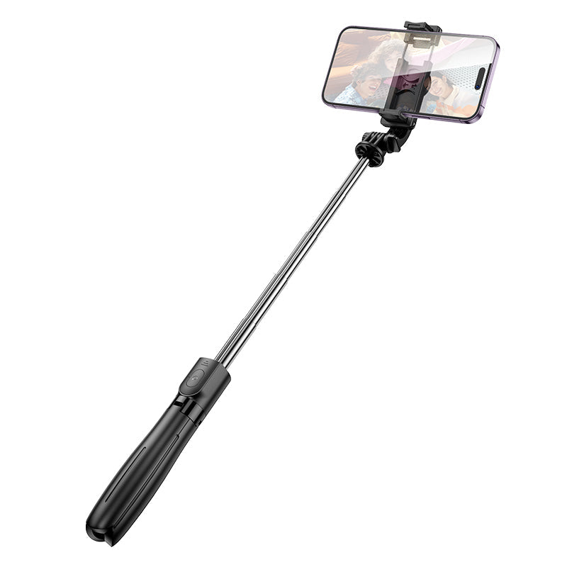 Borofone Bluetooth Selfie Stick Tripod with Remote Control for Live Streaming