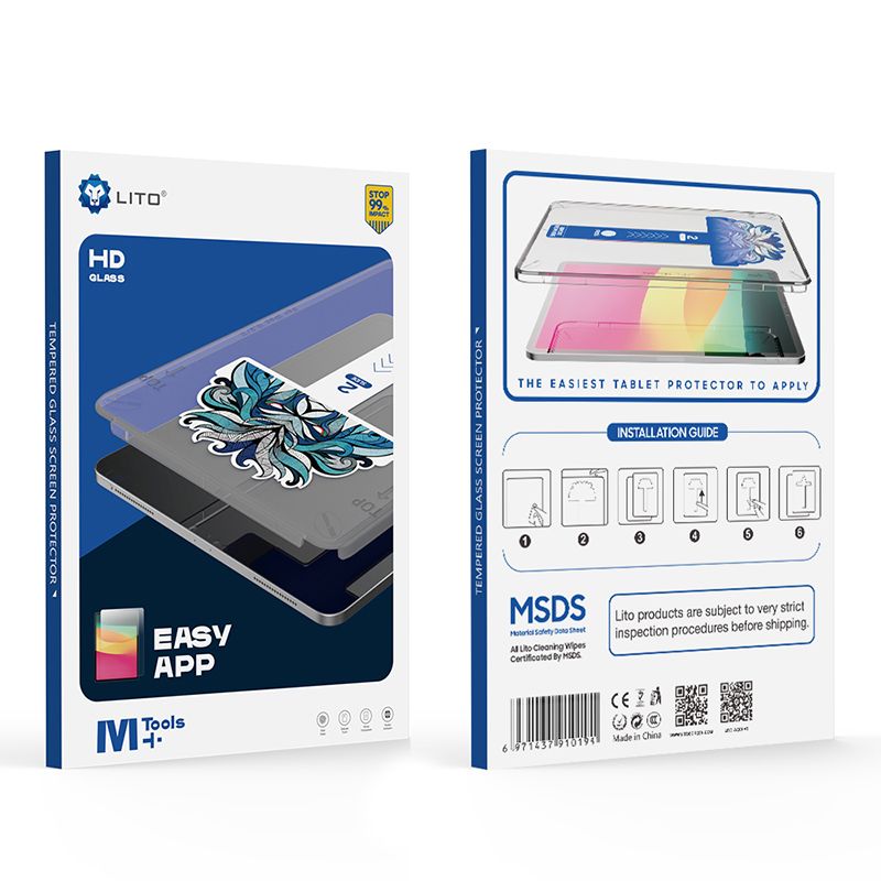 LITO iPad Pro 11 Inch 2024 2.5D Tempered Glass Screen Protector D12
