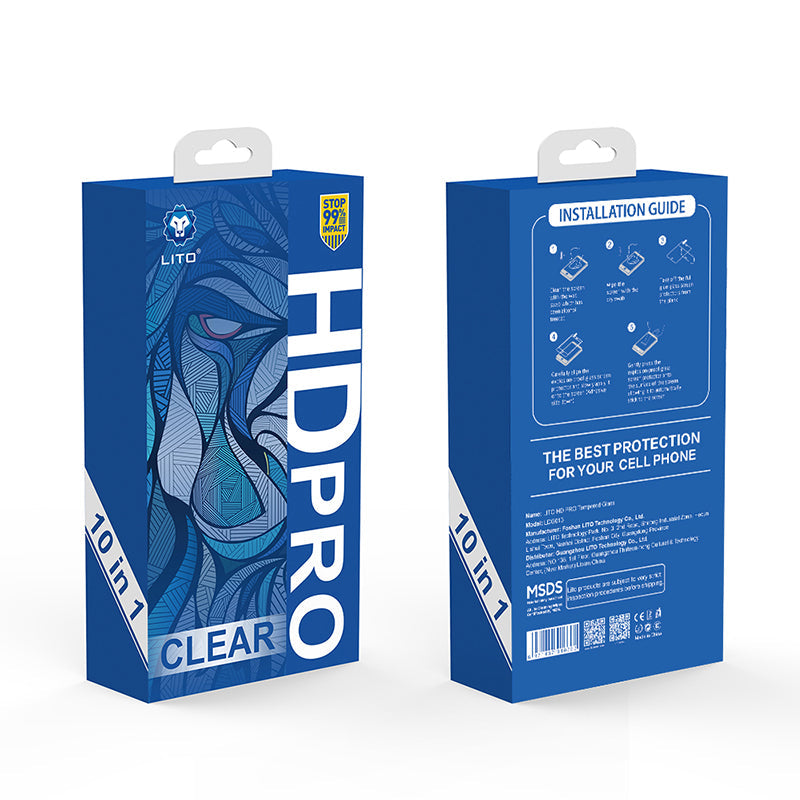 LITO iPhone 18 Pro Max D13 HD PRO Clear Full Glass Full Glue-ESD Glue