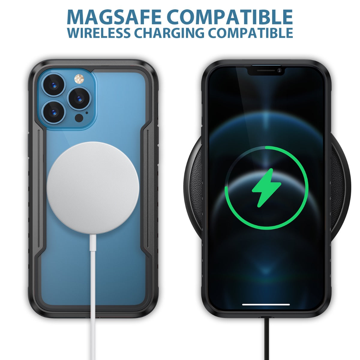 Blacktech Samsung Galaxy Defense Shield Aluminum Alloy Case MagSafe Magnetic