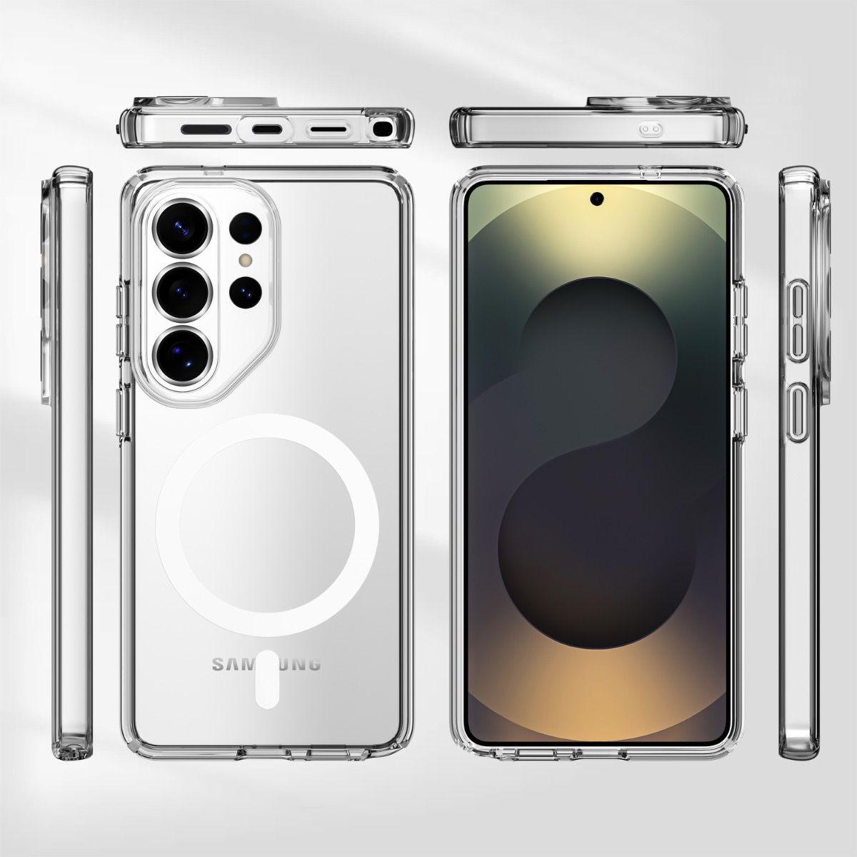 Blacktech Samsung Galaxy S26 Stay Magnetic Magsafe Rugged Shockproof Case