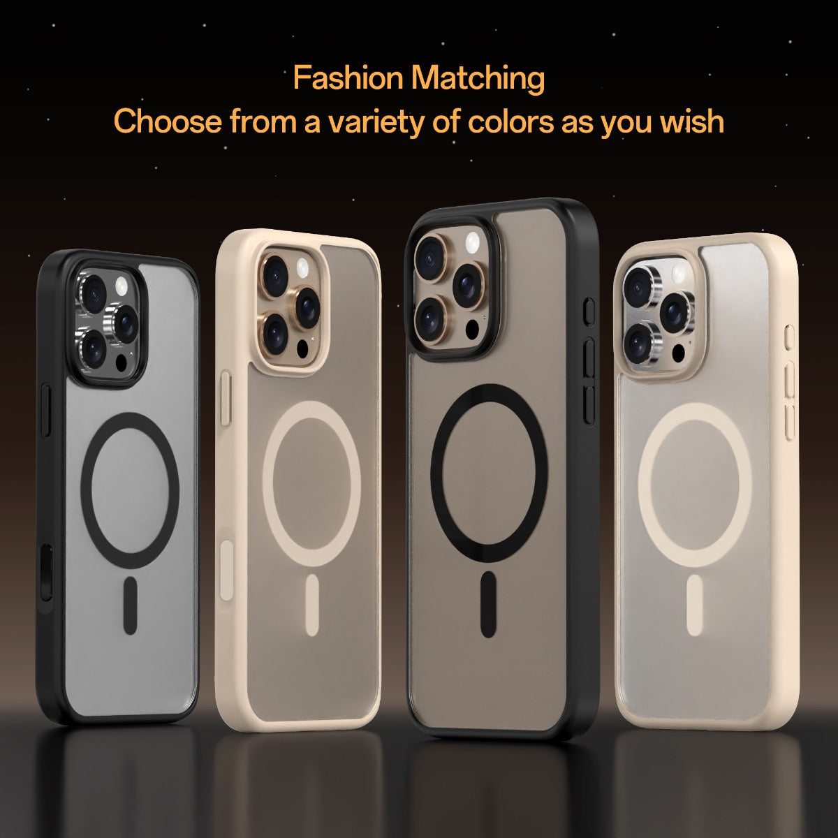 Simply Roar iPhone 16 Pro Max Haptic Button Matte Protective Case MagSafe Magnetic