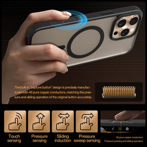 Simply Roar iPhone 16 Pro Max Haptic Button Matte Protective Case MagSafe Magnetic