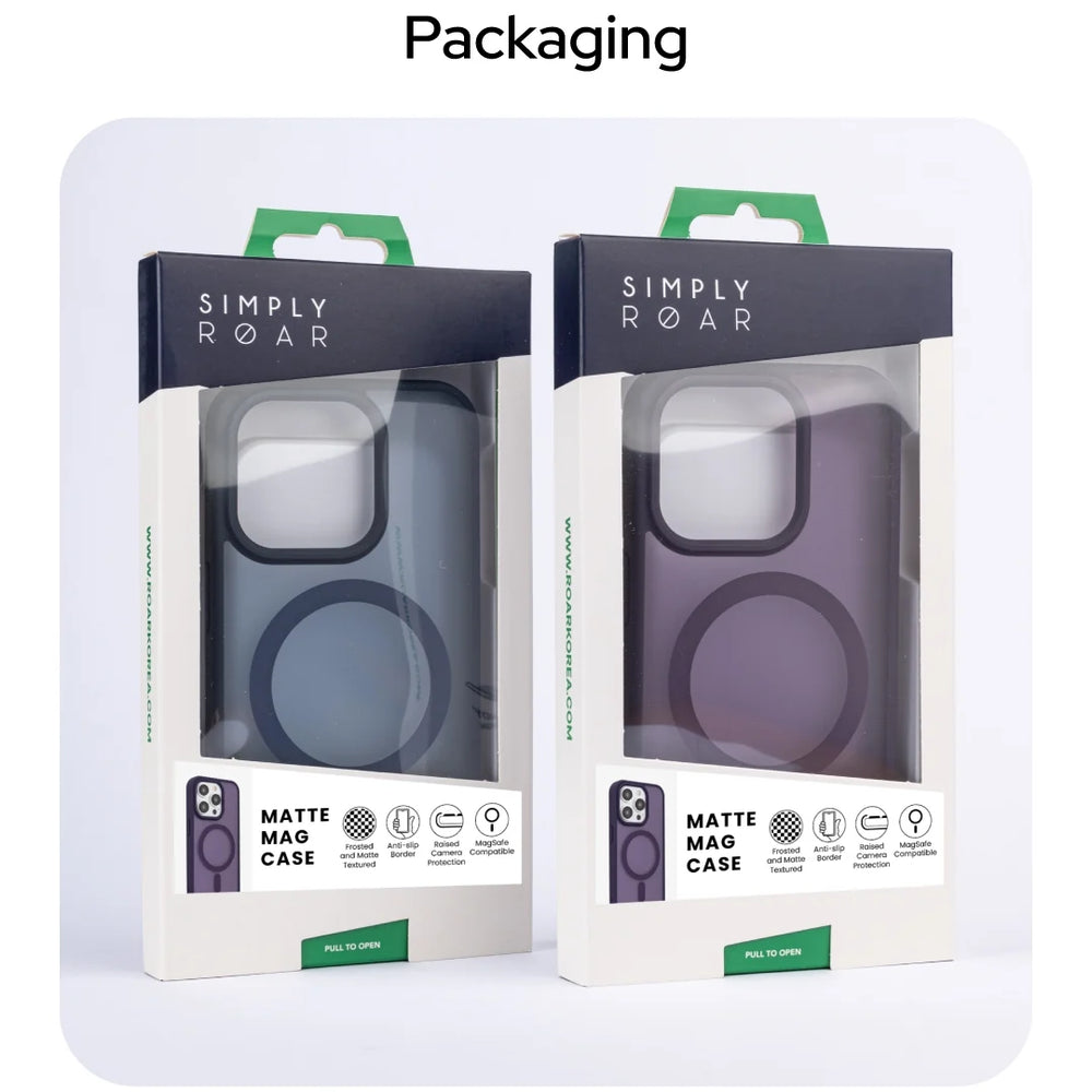 Simply Roar Samsung Galaxy S25 Matte Mag Protective Case MagSafe Magnetic