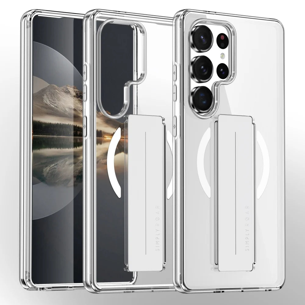 Simply Roar Samsung Galaxy S25 Finger Grip Mag Case MagSafe Magnetic