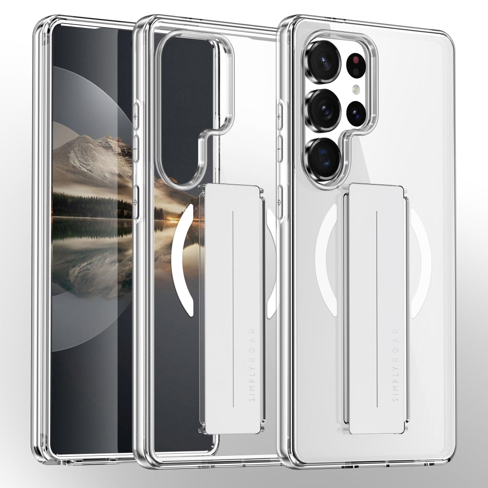 Simply Roar Samsung Galaxy S25 Ultra Finger Grip Mag Case MagSafe Magnetic