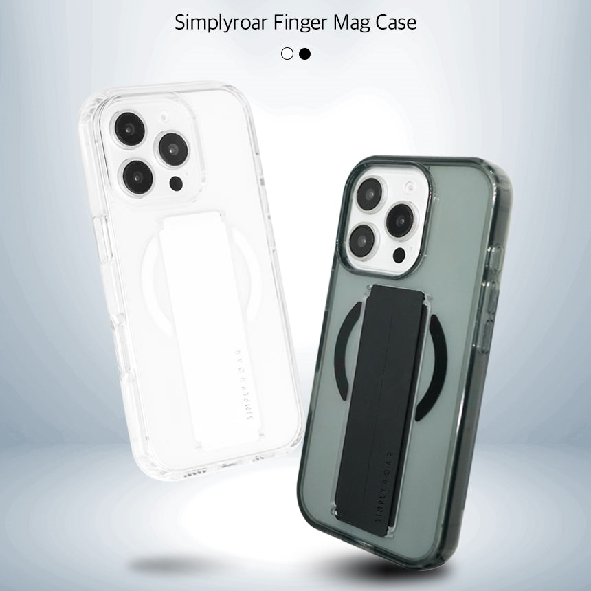 Simply Roar Samsung Galaxy S25 Ultra Finger Grip Mag Case MagSafe Magnetic