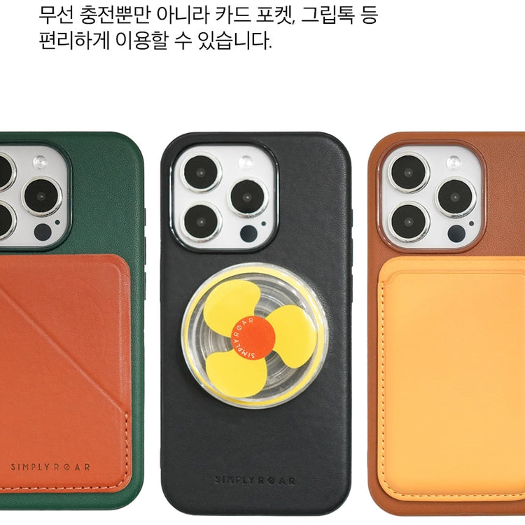 Simply Roar Samsung Galaxy S25 Ultra Modern Mag Leather Protective Case MagSafe Magnetic