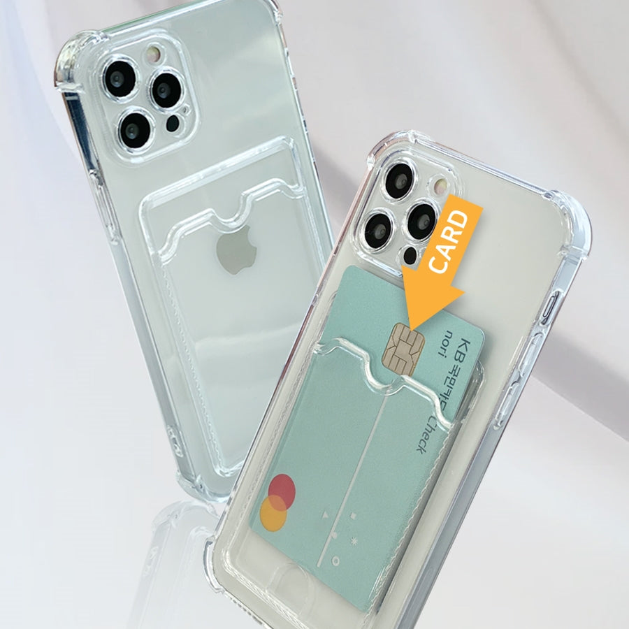Simply Roar Samsung Galaxy S25 Armor Card Pocket Protective Clear Case