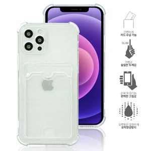 Simply Roar Samsung Galaxy S24 Armor Card Pocket Protective Clear Case