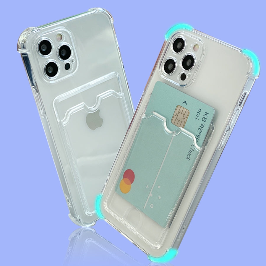 Simply Roar Samsung Galaxy S25 Armor Card Pocket Protective Clear Case