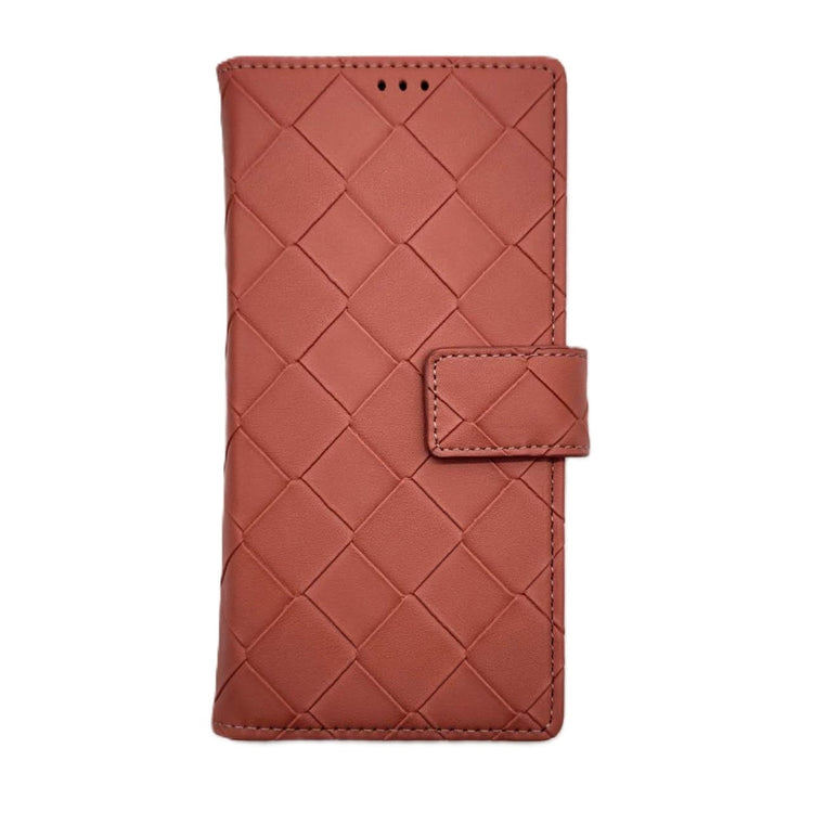 Simply Roar Samsung Galaxy S25 Weave Diary Wallet Case MagSafe Magnetic