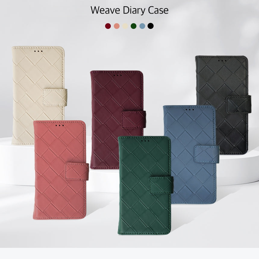 Simply Roar Samsung Galaxy S25 Ultra Weave Diary Wallet Case MagSafe Magnetic