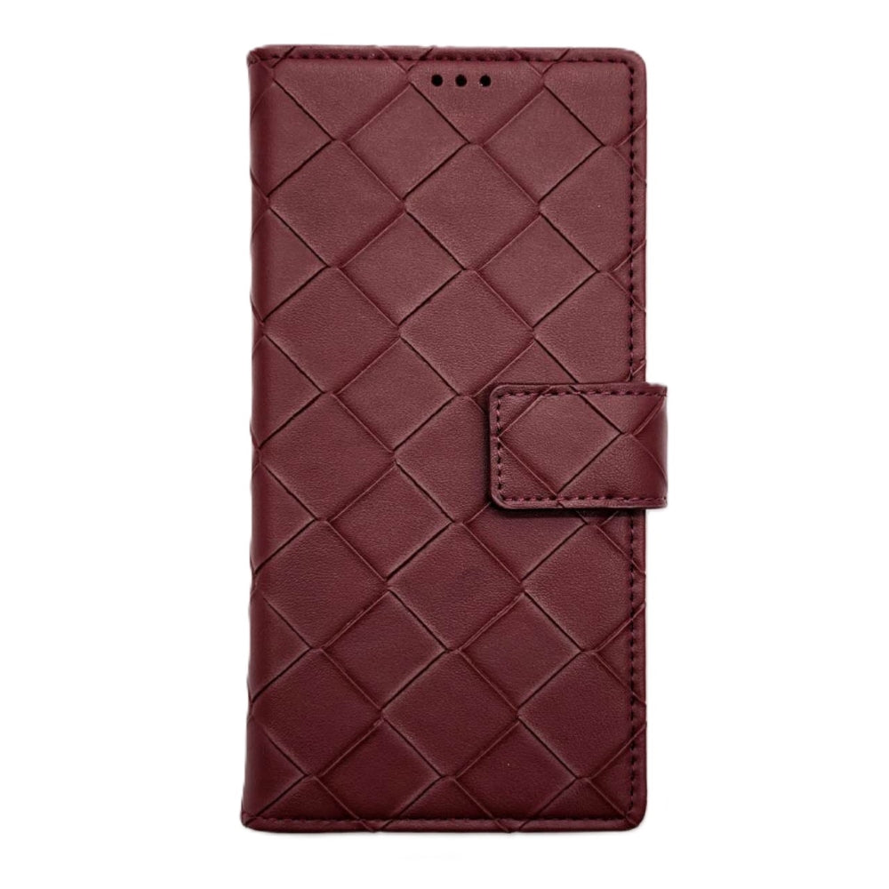 Simply Roar Samsung Galaxy S25 Ultra Weave Diary Wallet Case MagSafe Magnetic