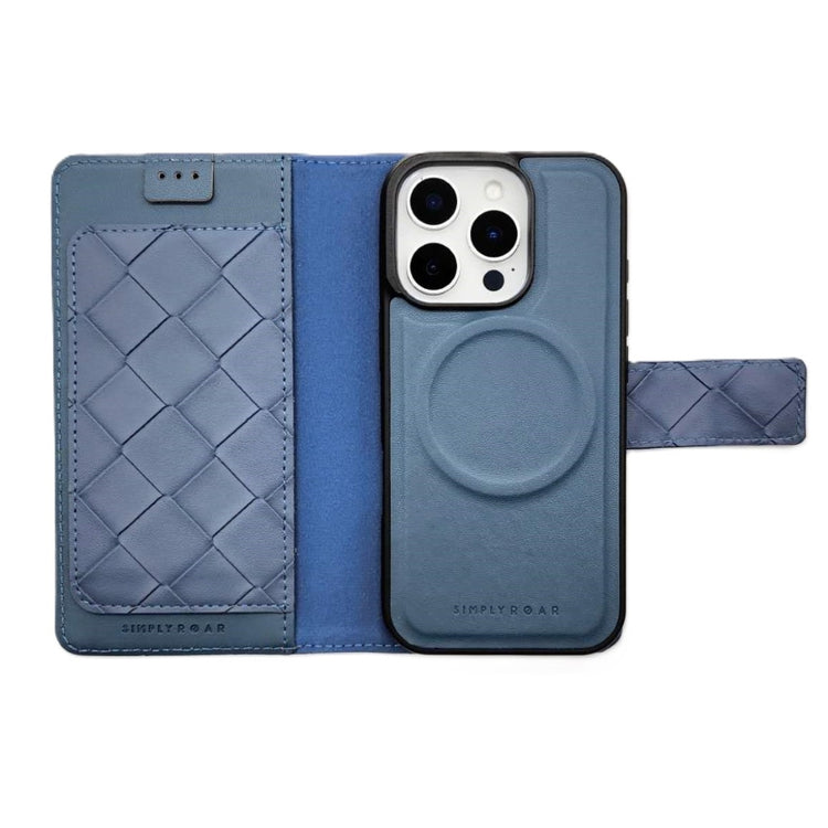 Simply Roar iPhone 16 Pro Max Weave Diary Wallet Case MagSafe Magnetic