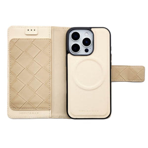 Simply Roar iPhone 16 Pro Max Weave Diary Wallet Case MagSafe Magnetic