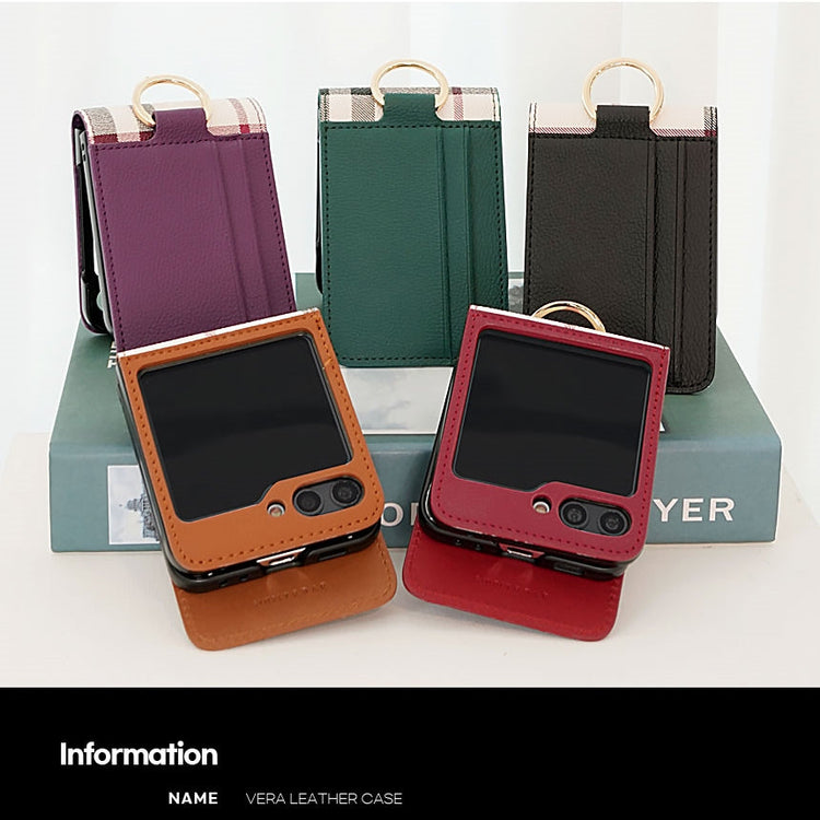 Simply Roar Samsung Galaxy Z Flip 6 / 7 FE VERA Leather Protective Case