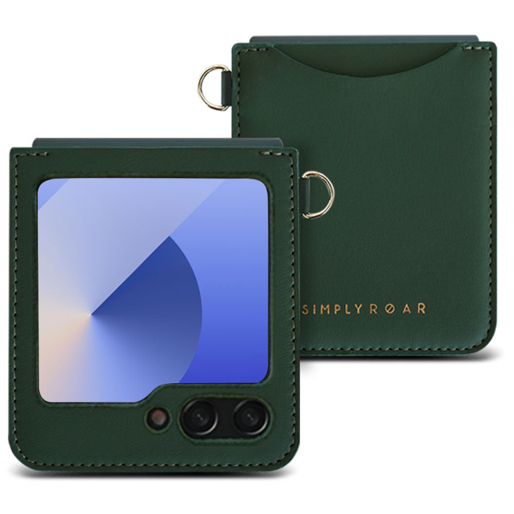 Simply Roar Samsung Galaxy Z Flip 6 / 7 FE Unique Leather Protective Case