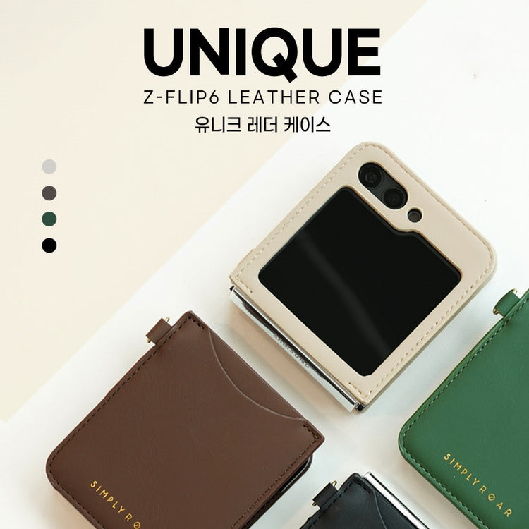 Simply Roar Samsung Galaxy Z Flip 6 / 7 FE Unique Leather Protective Case
