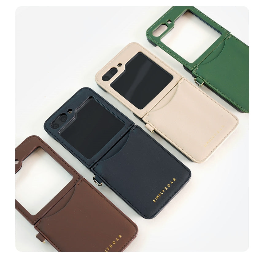Simply Roar Samsung Galaxy Z Flip 6 / 7 FE Unique Leather Protective Case
