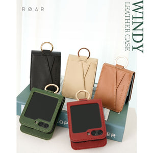 Simply Roar Samsung Galaxy Z Flip 6 / 7 FE Windy Leather Protective Case