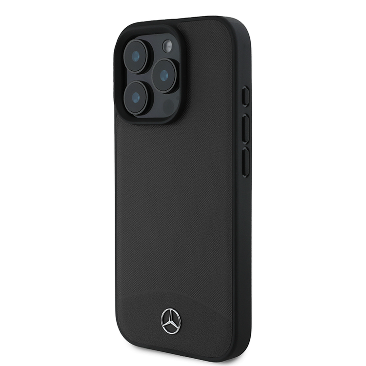 Mercedes-Benz iPhone 16 Pro Textured Leather Hard Case MagSafe Magnetic