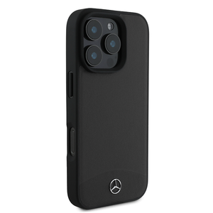 Mercedes-Benz iPhone 16 Pro Textured Leather Hard Case MagSafe Magnetic