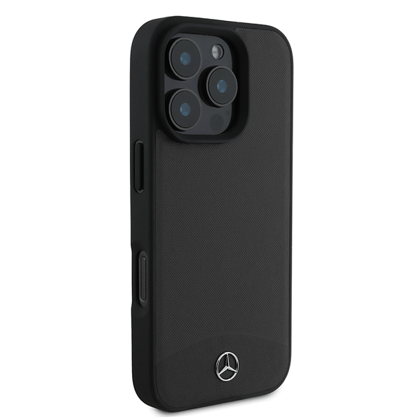 Mercedes-Benz iPhone 16 Pro Textured Leather Hard Case MagSafe Magnetic
