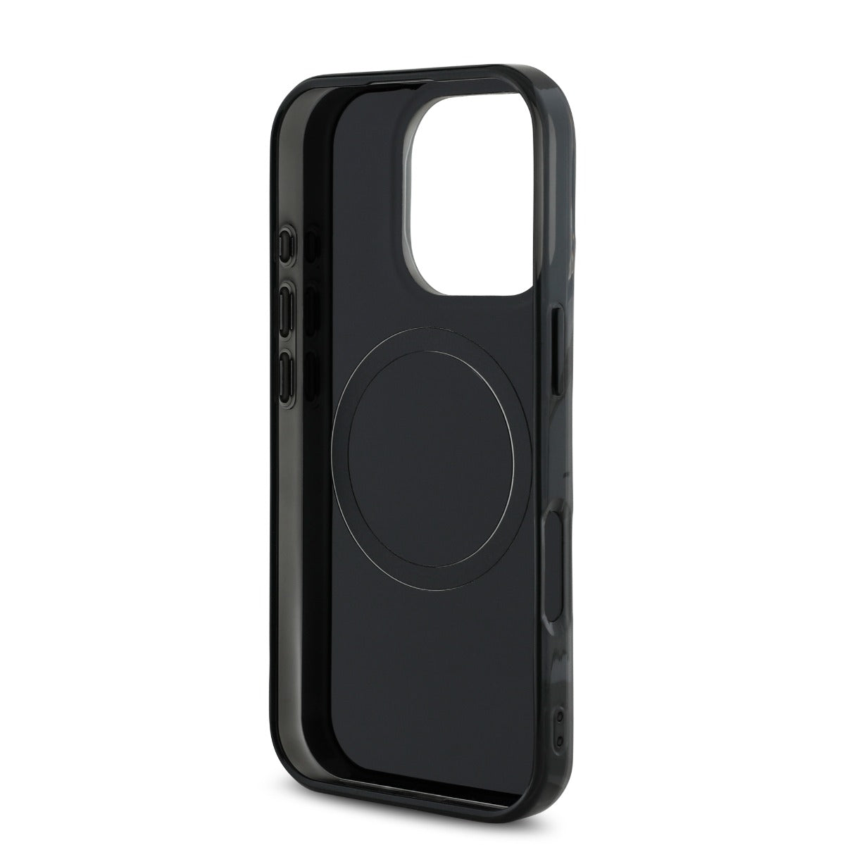 Mercedes-Benz iPhone 16 Pro Double Layer Crossed Lines Case MagSafe Magnetic