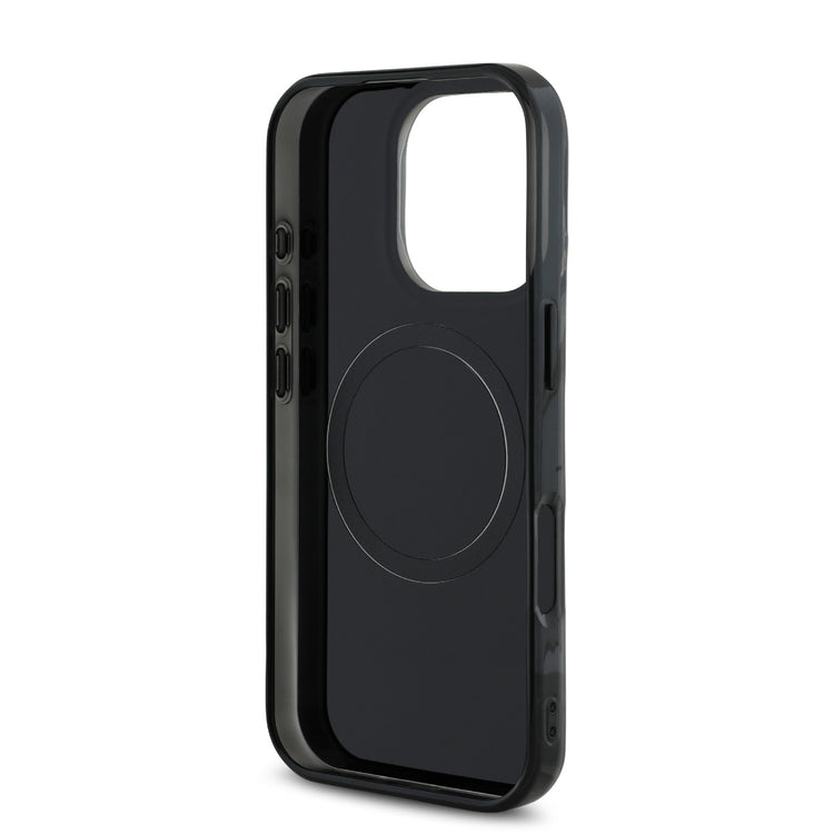 Mercedes-Benz iPhone 16 Pro Double Layer Crossed Lines Case MagSafe Magnetic