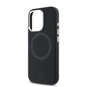 Mercedes-Benz iPhone 16 Pro Silicone Tonal Logo Hard Case MagSafe Magnetic
