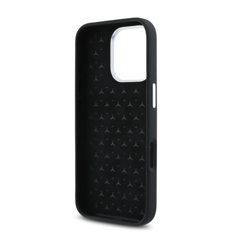 Mercedes-Benz iPhone 16 Pro Silicone Tonal Logo Hard Case MagSafe Magnetic