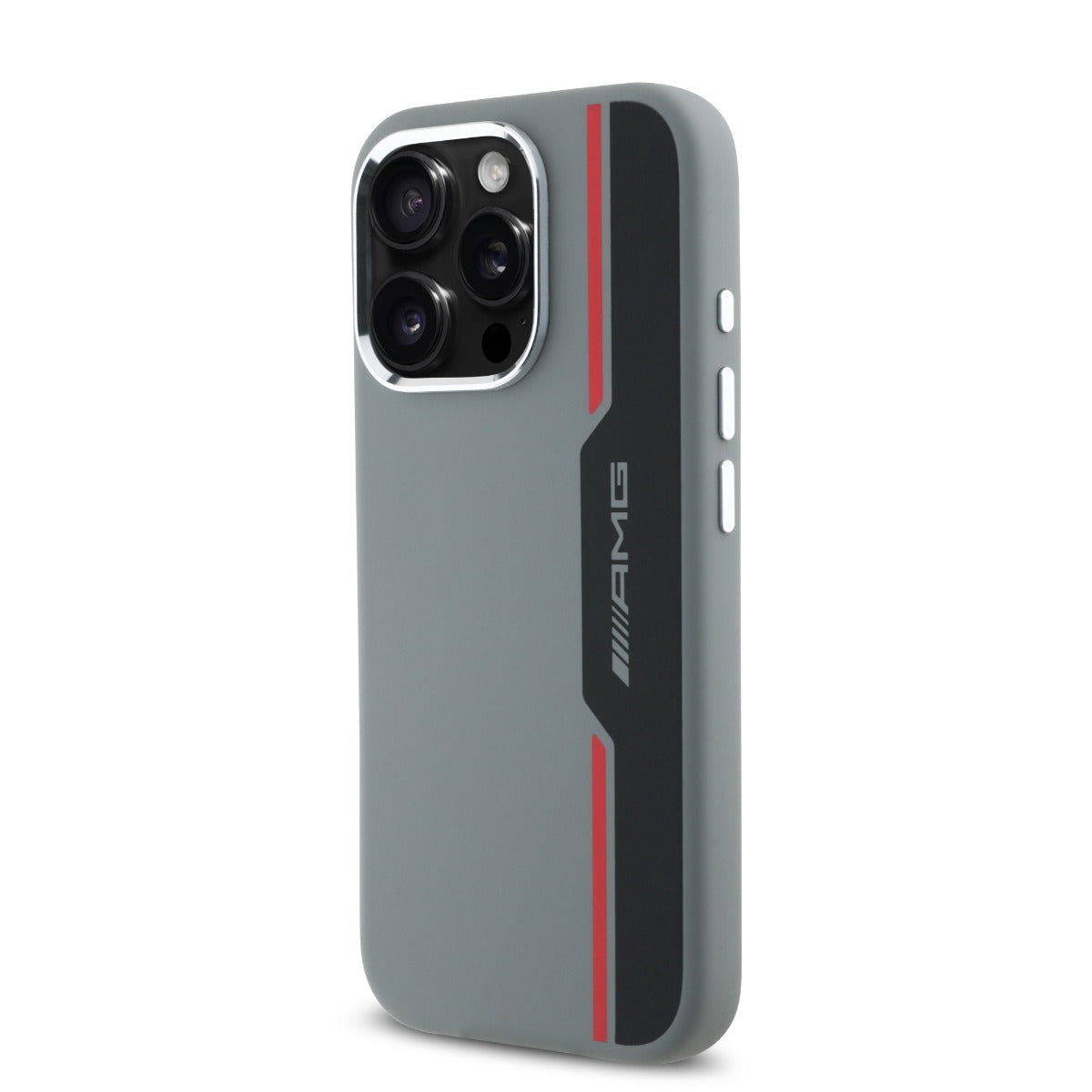 AMG iPhone 16 Pro Silicone Bow Lines Hard Case MagSafe Magnetic