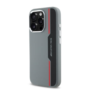 AMG iPhone 16 Pro Silicone Bow Lines Hard Case MagSafe Magnetic