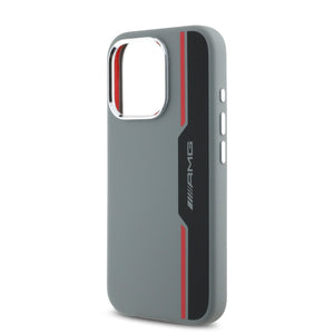 AMG iPhone 16 Pro Silicone Bow Lines Hard Case MagSafe Magnetic