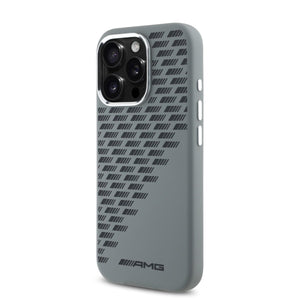 AMG iPhone 16 Pro Silicone Rhombs Hard Case MagSafe Magnetic