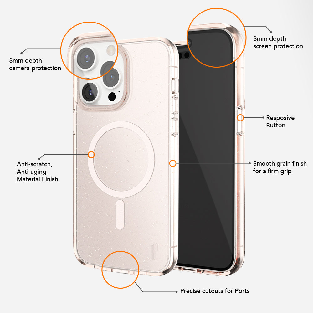 Ugly Rubber iPhone 16 Pro Max Vogue Case MagSafe Magnetic MIL-STD 810G Drop Tested