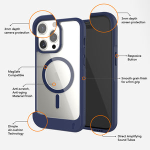 Ugly Rubber iPhone 16 Pro G-Model Bumper Case MagSafe Magnetic MIL-STD 810G Drop Tested