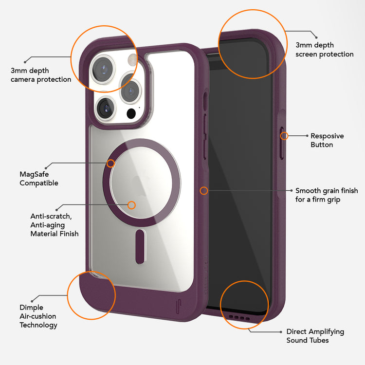 Ugly Rubber iPhone 16 Pro Max G-Model Bumper Case MagSafe Magnetic MIL-STD 810G Drop Tested
