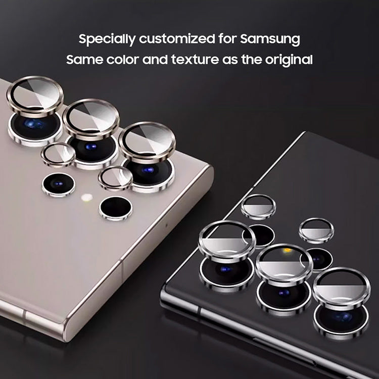 Blacktech Samsung Galaxy S25 C2 AR+AF Coating Aluminum Alloy Camera Corning Glass with Easy Installation Tool