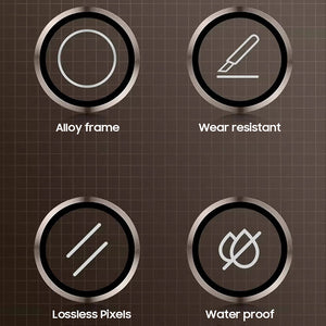 Blacktech Samsung Galaxy S25 C2 AR+AF Coating Aluminum Alloy Camera Corning Glass with Easy Installation Tool