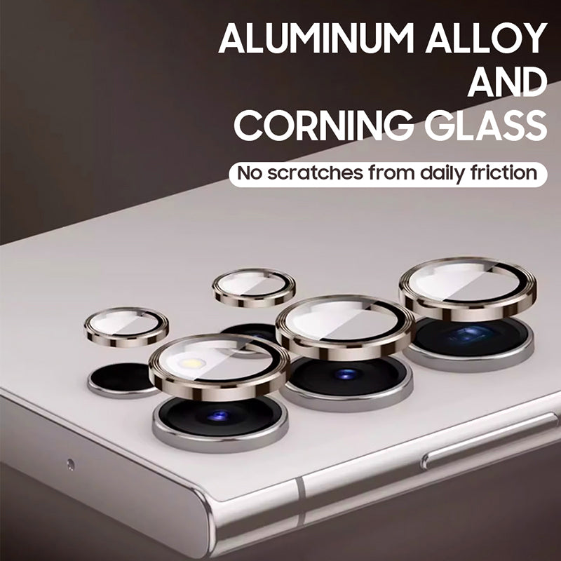 Blacktech Samsung Galaxy S25 C2 AR+AF Coating Aluminum Alloy Camera Corning Glass with Easy Installation Tool