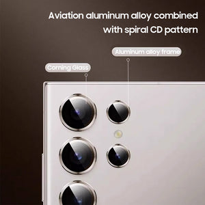 Blacktech Samsung Galaxy S25 Plus C2 AR+AF Coating Aluminum Alloy Camera Corning Glass with Easy Installation Tool