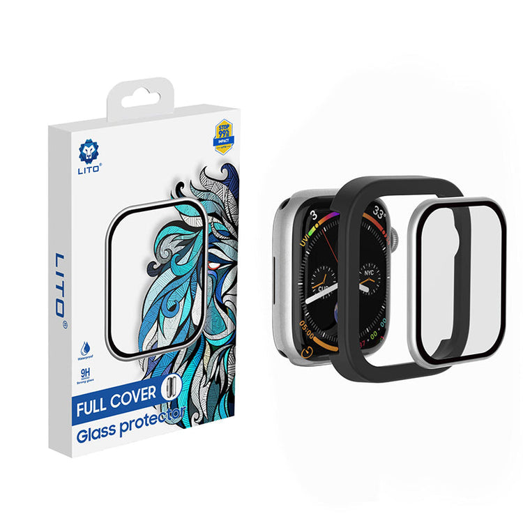 LITO Apple Watch 10 / 11 42mm PC Frame Case With Tempered Glass