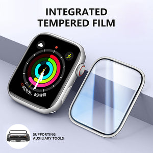 LITO Apple Watch 10 / 11 42mm PC Frame Case With Tempered Glass