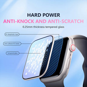 LITO Apple Watch 10 / 11 42mm PC Frame Case With Tempered Glass